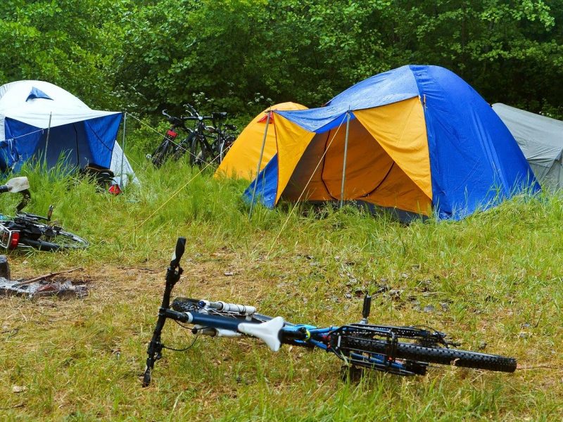 Un vélo adapté pour faire du camping